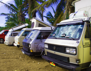 estacionamiento vehiculos vintage